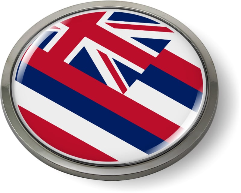 Hawaii - State Flag Emblem